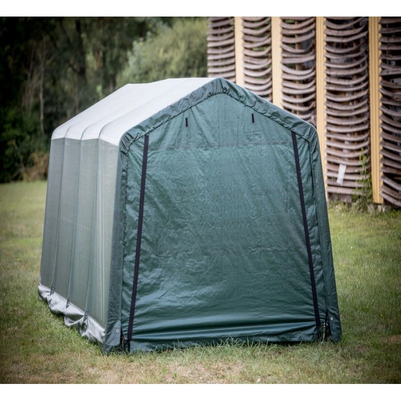 Abri De Jardin En Toile Renforcée Verte Toit 2 Pentes 18,60m² HABRITA 5 Abri De Jardin En Toile Renforcée Verte Toit 2 Pentes 18,60m² HABRITA – Image 5