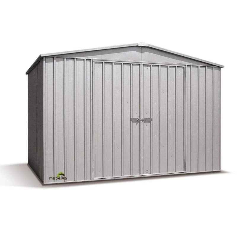 Abri De Jardin En Métal 6,5m² Silver Grey Fraser - ABSCO 1 Abri De Jardin En Métal 6,5m² Silver Grey Fraser - ABSCO