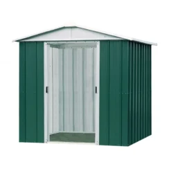 Abri De Jardin Métal Vert 4,38m² + Kit D'ancrage Inclus - YARDMASTER -Jardin Abri Boutique abri de jardin metal vert 438m kit d ancrage inclus yardmaster 5