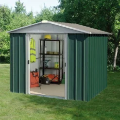 Abri De Jardin Métal Vert 5,25m² + Kit D'ancrage Inclus - YARDMASTER 7 Abri De Jardin Métal Vert 5,25m² + Kit D'ancrage Inclus - YARDMASTER -Jardin Abri Boutique abri de jardin metal vert 525m kit d ancrage inclus yardmaster 2