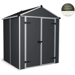 Abri De Jardin RUBICON 2,8m² En Aluminium Et Polycarbonate - Palram - Canopia -Jardin Abri Boutique abri de jardin rubicon 28m en aluminium et polycarbonate palram 1 3