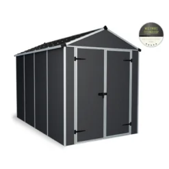 Abri De Jardin RUBICON 5,6m² En Aluminium Et Polycarbonate - Palram - Canopia -Jardin Abri Boutique abri de jardin rubicon 56m en aluminium et polycarbonate palram 1 2
