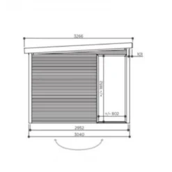 Abri De Jardin Tavira 26m² En Bois Massif 28mm Avec Terrasse Couverte - SOLID -Jardin Abri Boutique abri de jardin tavira 26m en bois massif 28mm avec terrasse couverte solid 2