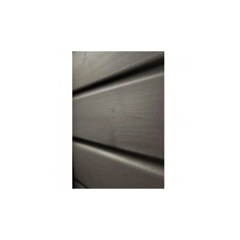 Abri De Jardin Toit Plat 5,95m² Bois Gris 19mm Goldendorf 5 - Karibu 5 Abri De Jardin Toit Plat 5,95m² Bois Gris 19mm Goldendorf 5 - Karibu – Image 5