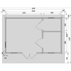 Abri En Bois 19m² Isolation Parois 100mm Traité Marron Gardy Shelter -Jardin Abri Boutique abri en bois 19m isolation parois 100mm traite marron gardy shelter 2