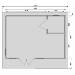 Abri En Bois 22m² Isolation Parois 100mm Traité Marron Gardy Shelter -Jardin Abri Boutique abri en bois 22m isolation parois 100mm traite marron gardy shelter 3