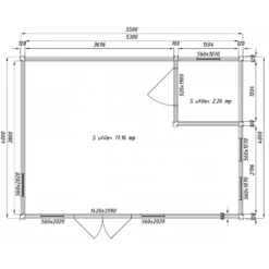 Abri En Bois Massif 22m² Avec Isolation Madriers 100mm Gardy Shelter -Jardin Abri Boutique abri en bois massif 22m avec isolation madriers 100mm gardy shelter 3