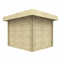 Abri En Bois Massif 7,5m² MODERNE - Madriers 40mm Gardy Shelter -Jardin Abri Boutique abri en bois massif 75m moderne madriers 40mm gardy shelter 5