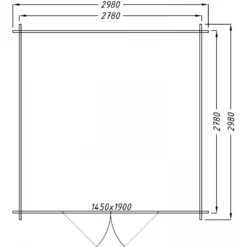 Abri En Bois Massif 9m² PLUS 28mm Traité Teinté Marron Gardy Shelter -Jardin Abri Boutique abri en bois massif 9m plus 28mm traite teinte marron gardy shelter 3