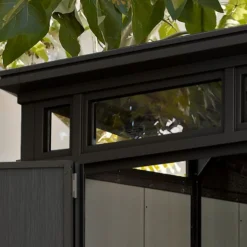 Abri En Résine Brossée Monopente Brossium 4,7m² + Plancher Keter 10 Abri En Résine Brossée Monopente Brossium 4,7m² + Plancher Keter -Jardin Abri Boutique abri en resine brossee monopente brossium 47m plancher keter 4