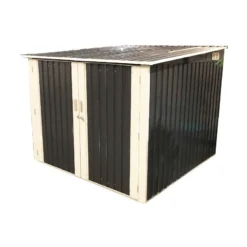 Abri Pour 3 Vélos En Métal Anthracite 3,32m² + Kit D'ancrage X-METAL -Jardin Abri Boutique abri pour 3 velos en metal anthracite 332m kit d ancrage x metal 2