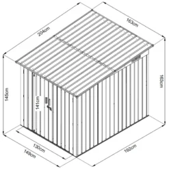 Abri Pour 3 Vélos En Métal Anthracite 3,32m² + Kit D'ancrage X-METAL -Jardin Abri Boutique abri pour 3 velos en metal anthracite 332m kit d ancrage x metal 3