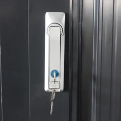 Abri Pour 4 Vélos En Acier Galvanisé Gris Avec Rails De Rangement 4,02m² - Chalet Et Jardin -Jardin Abri Boutique abri pour 4 velos en acier galvanise gris avec rails de rangement 402m chalet et jardin 3