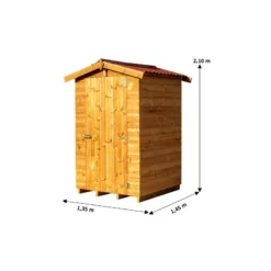 Abri Therma 1,96m² En Bois Thermo Traité Avec Plancher - HABRITA 9 Abri Therma 1,96m² En Bois Thermo Traité Avec Plancher - HABRITA -Jardin Abri Boutique abri therma 196m en bois thermo traite avec plancher habrita 2