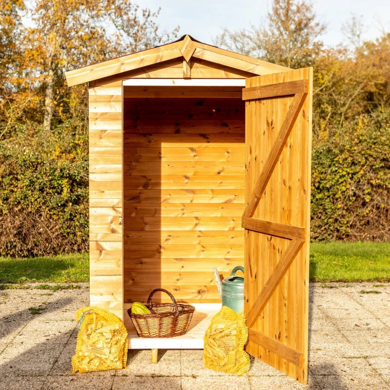 Abri Therma 1,96m² En Bois Thermo Traité Avec Plancher - HABRITA 6 Abri Therma 1,96m² En Bois Thermo Traité Avec Plancher - HABRITA – Image 6