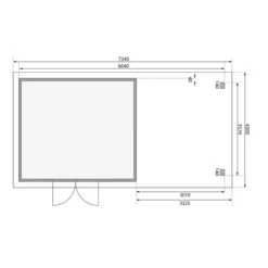 Abri Toit Plat 13,60m² Bois Massif Gris Terre 40mm Northeim 5 Avec Appentis 330cm – Karibu 10 Abri Toit Plat 13,60m² Bois Massif Gris Terre 40mm Northeim 5 Avec Appentis 330cm – Karibu -Jardin Abri Boutique abri toit plat 1360m bois massif gris terre 40mm northeim 5 avec appentis 330cm woodfeeling 4