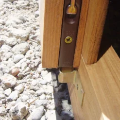 Abri Toit Plat 9m² PLUS 40mm + Terrasse 9m² Traité Marron Gardy Shelter -Jardin Abri Boutique abri toit plat 9m plus 40mm terrasse 9m traite marron gardy shelter 4