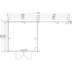 Abri Toit Plat 9m² PLUS + Terrasse Couverte Latérale 9m² Gardy Shelter -Jardin Abri Boutique abri toit plat 9m plus terrasse couverte laterale 9m gardy shelter 3