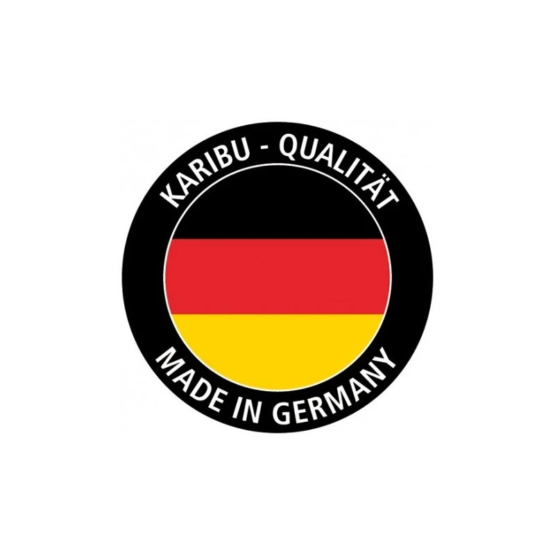 Abri Toit Plat En Bois Massif 19mm Qubic 6,05m² - Karibu 5 Abri Toit Plat En Bois Massif 19mm Qubic 6,05m² - Karibu – Image 5