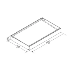 Auvent Marquise En Acrylique Gris Clair Sophia™ 1600 – Canopia -Jardin Abri Boutique auvent marquise en acrylique gris clair sophia 1600 canopia 2