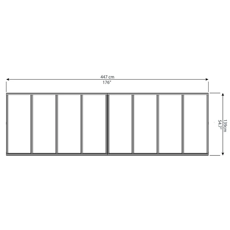 Auvent Marquise En Acrylique 3 Mm Bordeaux™ 4460 – Palram - Canopia 3 Auvent Marquise En Acrylique 3 Mm Bordeaux™ 4460 – Palram - Canopia – Image 3