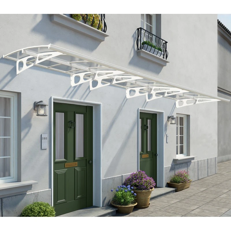 Auvent Marquise En Acrylique 3mm Bordeaux™ 6690 – Palram - Canopia 1 Auvent Marquise En Acrylique 3mm Bordeaux™ 6690 – Palram - Canopia