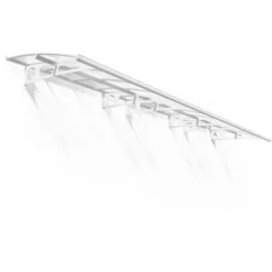 Auvent Marquise En Polycarbonate 6mm Bordeaux™ 6690 – Canopia By Palram -Jardin Abri Boutique auvent marquise en polycarbonate 6mm bordeaux 6690 palram canopia 2