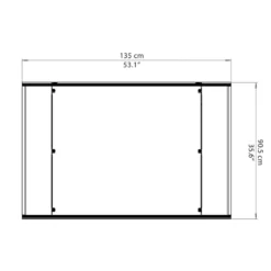 Auvent Marquise En Polycarbonate 6mm Lyra™ 1350 – Palram - Canopia -Jardin Abri Boutique auvent marquise en polycarbonate 6mm lyra 1350 palram 2