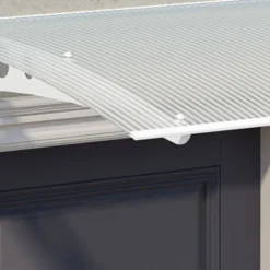 Auvent Marquise En Polycarbonate 6mm Lyra™ 1350 – Palram - Canopia -Jardin Abri Boutique auvent marquise en polycarbonate 6mm lyra 1350 palram 4