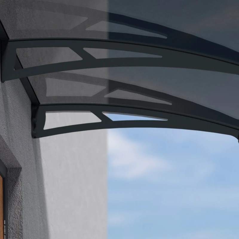 Auvent Marquise Gris AQUILA™ 2050 - Canopia By Palram 6 Auvent Marquise Gris AQUILA™ 2050 - Canopia By Palram – Image 6