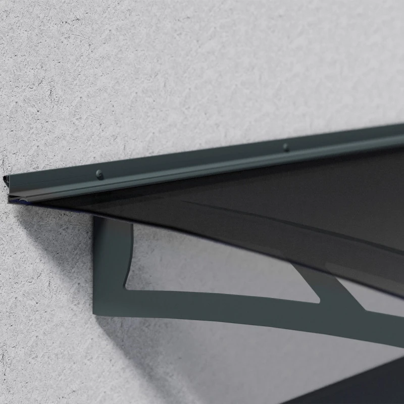 Auvent Marquise Gris AQUILA™ 4100 - Canopia By Palram 6 Auvent Marquise Gris AQUILA™ 4100 - Canopia By Palram – Image 6