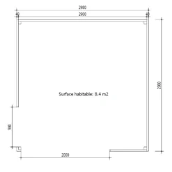 Bureau De Jardin En Bois Massif 8,88m² - Madriers 40mm Gardy Shelter -Jardin Abri Boutique bureau de jardin en bois massif 888m madriers 40mm gardy shelter 2