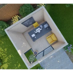 Bureau De Jardin En Bois Massif 8,88m² - Madriers 40mm Gardy Shelter -Jardin Abri Boutique bureau de jardin en bois massif 888m madriers 40mm gardy shelter 3