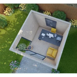 Bureau De Jardin En Bois Massif 8,88m² - Madriers 40mm Gardy Shelter -Jardin Abri Boutique bureau de jardin en bois massif 888m madriers 40mm gardy shelter 4