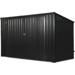 Cache-poubelle Double 172x100x131cm En Acier Pour Conteneurs 240L – Westmann