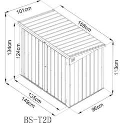 Cache-poubelle Double En Acier Pour Conteneurs 240L – Westmann 10 Cache-poubelle Double En Acier Pour Conteneurs 240L – Westmann -Jardin Abri Boutique cache poubelle double en acier pour conteneurs 240l westmann 4