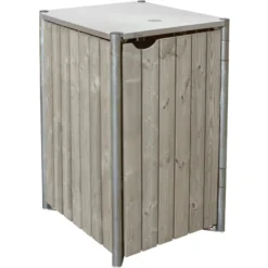 Cache-poubelle Müllbox En Bois Traité Gris 140L – HIDE 8 Cache-poubelle Müllbox En Bois Traité Gris 140L – HIDE -Jardin Abri Boutique cache poubelle mullbox en bois traite gris 140l hide 2