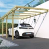 Carport Adossé 1 Voiture HENRI En Pin Traité Autoclave 15,77m² - Forest Style