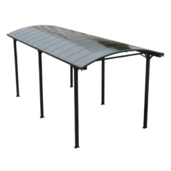 Carport Camping Car Anthracite En Aluminium 3,59x7,62m Et Polycarbonate 6mm X-METAL -Jardin Abri Boutique carport camping car en aluminium anthracite 359x762m et polycarbonate 6mm x metal 4
