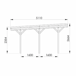 Carport Double 31m² En Bois Autoclave FSC Jean – Forest Style 6 Carport Double 31m² En Bois Autoclave FSC Jean – Forest Style -Jardin Abri Boutique carport double 31m en bois autoclave fsc jean forest style 2