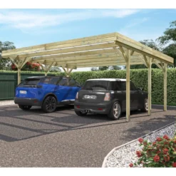 Carport Double 31m² En Bois Autoclave FSC Jean – Forest Style