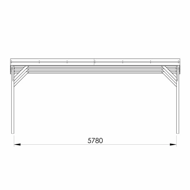 Carport Double 31m² En Bois Autoclave FSC Jean – Forest Style 4 Carport Double 31m² En Bois Autoclave FSC Jean – Forest Style – Image 4