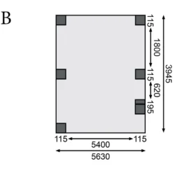 Carport Double En Bois Autoclave 28,3m² Avec Poteau En Arc Et Toit En Acier – KARIBU -Jardin Abri Boutique carport double en bois autoclave 283m avec poteau en arc et toit en acier karibu 3