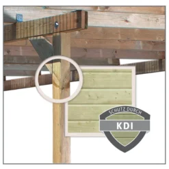 Carport Double En Bois Autoclave 28,3m² Et Toit En PVC Gris – KARIBU -Jardin Abri Boutique carport double en bois autoclave 283m et toit en pvc gris karibu 2