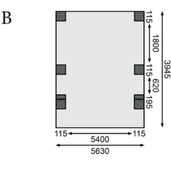 Carport Double En Bois Autoclave 28,3m², Toit En Acier Et Deux Poteaux En Arc – KARIBU -Jardin Abri Boutique carport double en bois autoclave 283m toit en acier et deux poteaux en arc karibu 3