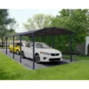 Carport En Alu Gris Et Polycarbonate 31m² Arcadia™ 8500 – Canopia