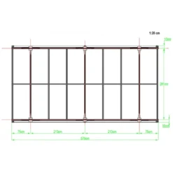 Carport En Aluminium Anthracite 3x5,76m Et Polycarbonate 6mm X-METAL -Jardin Abri Boutique carport en aluminium anthracite 3x576m et polycarbonate 6mm x metal 5