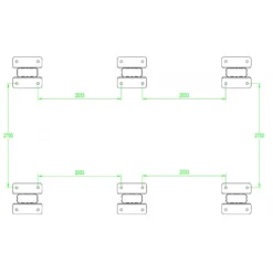 Carport En Aluminium Blanc 3x5,76m Et Polycarbonate 6mm X-METAL -Jardin Abri Boutique carport en aluminium blanc 3x576m et polycarbonate 6mm x metal 5