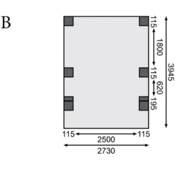 Carport En Bois Autoclave 15m², Toit En Acier Et Deux Poteaux En Arc – KARIBU 9 Carport En Bois Autoclave 15m², Toit En Acier Et Deux Poteaux En Arc – KARIBU -Jardin Abri Boutique carport en bois autoclave 15m toit en acier et deux poteaux en arc karibu 3