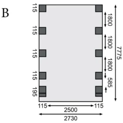 Carport En Bois Autoclave 20,9m², Toit En Acier Et Deux Poteaux En Arc – KARIBU -Jardin Abri Boutique carport en bois autoclave 209m toit en acier et deux poteaux en arc karibu 3